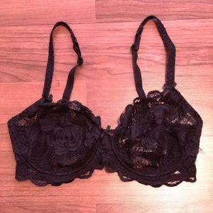 Adore Me black lace bra. 30DD